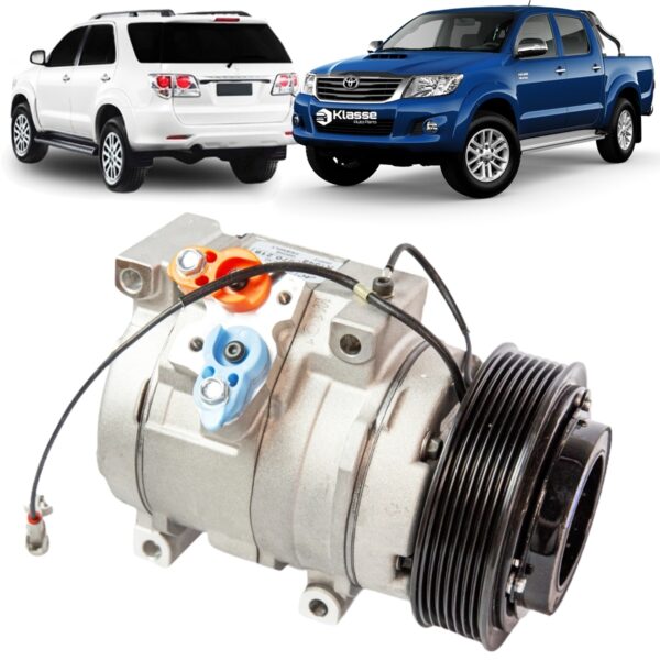 Compressor 10S15C Hilux/SW4 2009 Até 2014/ SRV 2005 Até 2015
