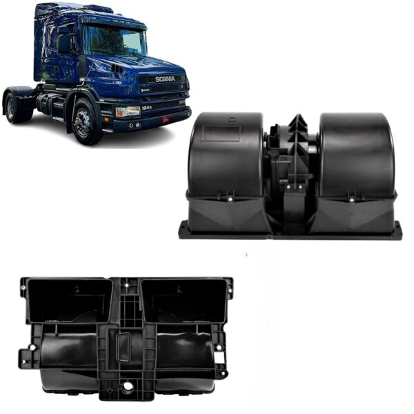 Ventilador da Caixa Evaporadora Scania Serie PGR 2008 - Imagem 2