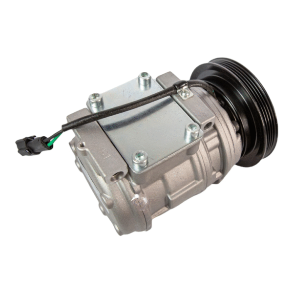 Compressor Ar Condicionado 10PA15 Doosan DX225 24v 4PK - Imagem 2