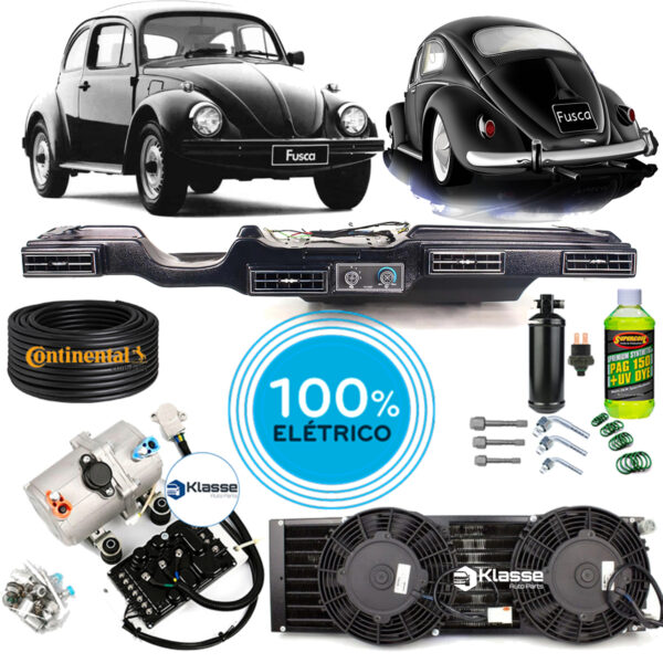 Kit Ar Condicionado Elétrico Fusca Caixa Mexicana Polaris